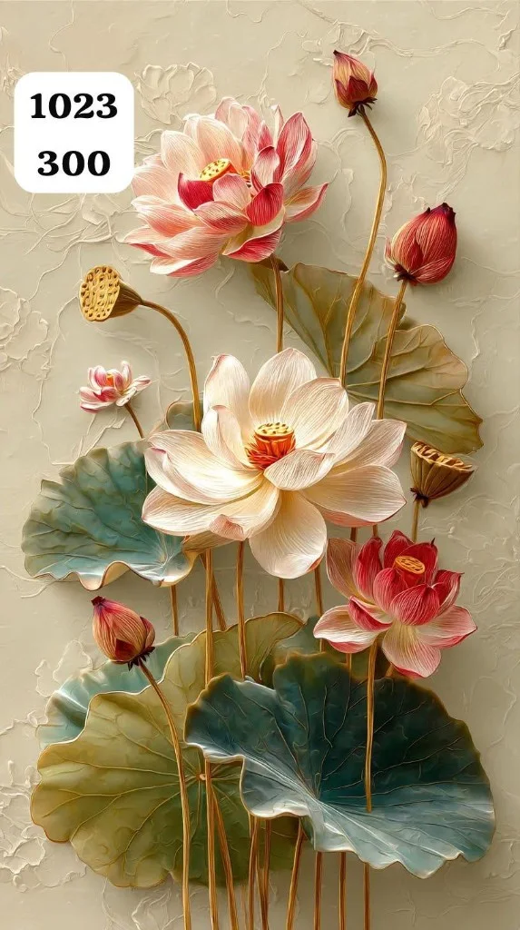7D Pink Lotus Pond