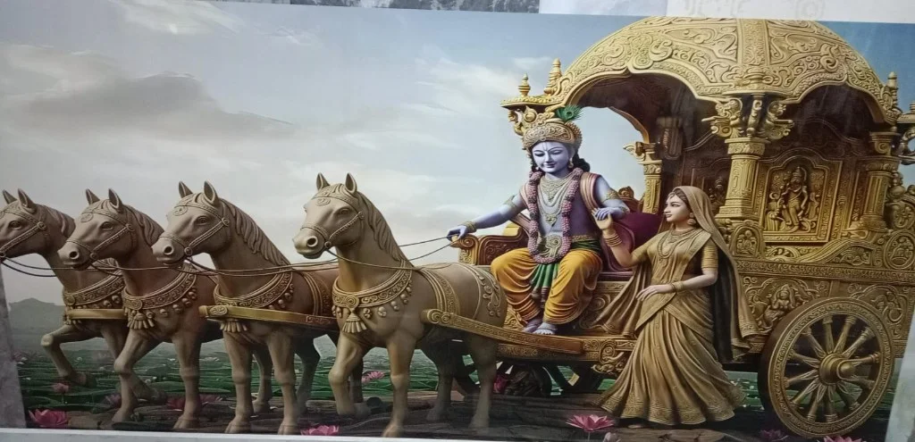 7D Krishna Golden Chariot